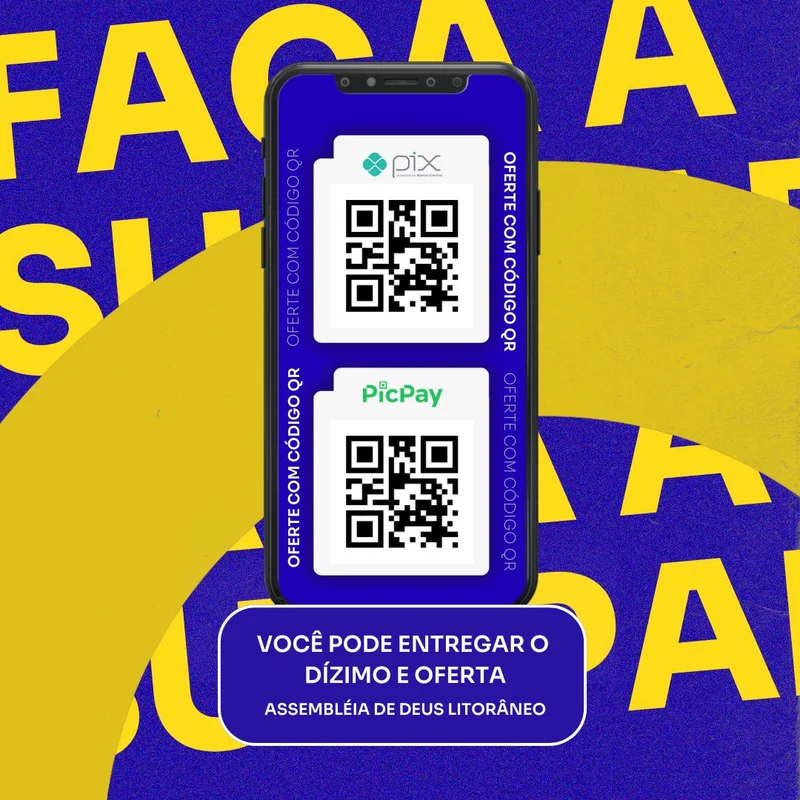 Dízimos e Ofertas Online – Pix e PicPay | Informativos | Arte para Igreja Editável no Canva | Feed Dízimos e Ofertas Online – Pix e PicPay | Informativos | Arte para Igreja Editável no Canva | Feed