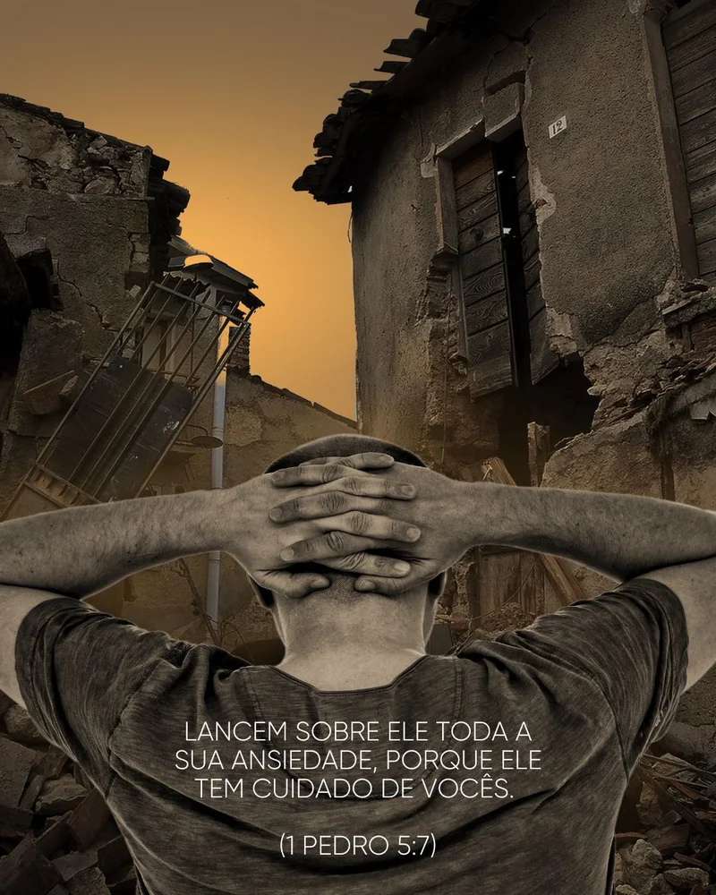Mensagem: Lancem Sobre Ele Toda a Sua Ansiedade (1 Pedro 5:7) | Mensagens | Arte para Igreja Editável no Canva | Cartaz Mensagem: Lancem Sobre Ele Toda a Sua Ansiedade (1 Pedro 5:7) | Mensagens | Arte para Igreja Editável no Canva | Cartaz