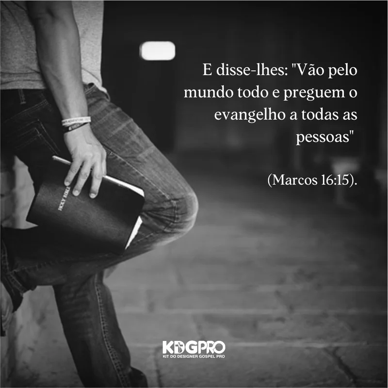 Mensagem: Vão pelo Mundo e Pregar o Evangelho a Todos (Marcos 16:15) | Mensagens | Arte para Igreja Editável no Canva | Feed Mensagem: Vão pelo Mundo e Pregar o Evangelho a Todos (Marcos 16:15) | Mensagens | Arte para Igreja Editável no Canva | Feed