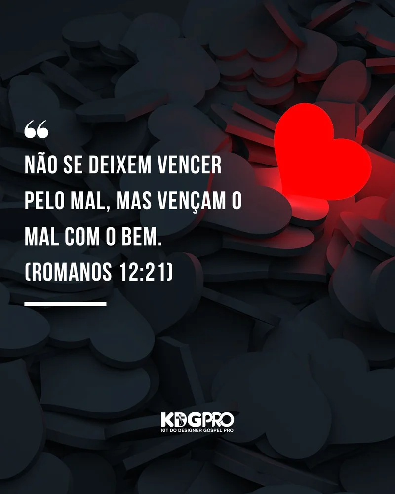 Mensagem: Não Se Deixem Vencer Pelo Mal (Romanos 12:21) | Mensagens | Arte para Igreja Editável no Canva | Cartaz Mensagem: Não Se Deixem Vencer Pelo Mal (Romanos 12:21) | Mensagens | Arte para Igreja Editável no Canva | Cartaz