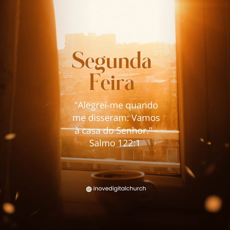Mensagem Bíblica – Versículo Bíblico Salmo 122:1 | Mensagens | Arte para Igreja Editável no Canva | Feed Mensagem Bíblica – Versículo Bíblico Salmo 122:1 | Mensagens | Arte para Igreja Editável no Canva | Feed