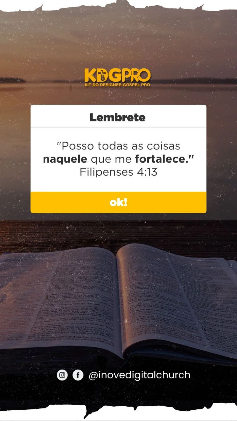Mensagem Bíblica – Versículo Filipenses 4:13 | Mensagens | Arte para Igreja Editável no Canva | Story Mensagem Bíblica – Versículo Filipenses 4:13 | Mensagens | Arte para Igreja Editável no Canva | Story