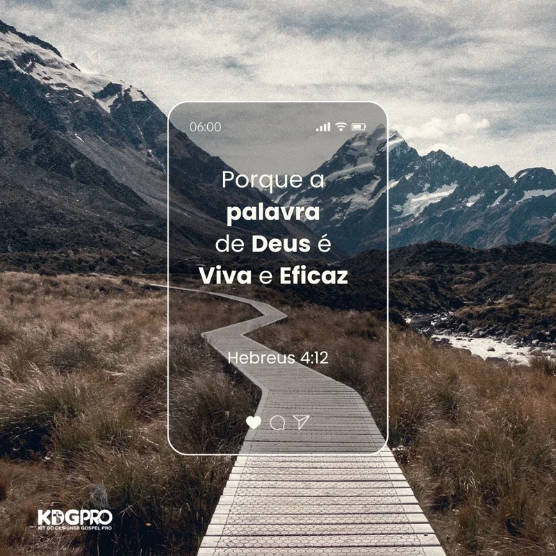 Mensagem Bíblica – Versículo Hebreus 4:12 | Mensagens | Arte para Igreja Editável no Canva | Feed Mensagem Bíblica – Versículo Hebreus 4:12 | Mensagens | Arte para Igreja Editável no Canva | Feed