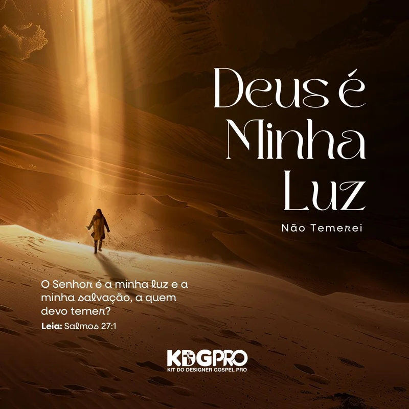 Mensagem Bíblica – Deus é Minha Luz | Mensagens | Arte para Igreja Editável no Canva | Feed Mensagem Bíblica – Deus é Minha Luz | Mensagens | Arte para Igreja Editável no Canva | Feed