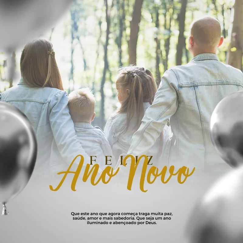 Desejamos um Feliz Ano Novo Abençoado | Ano Novo | Arte para Igreja Editável no Canva | Feed Desejamos um Feliz Ano Novo Abençoado | Ano Novo | Arte para Igreja Editável no Canva | Feed
