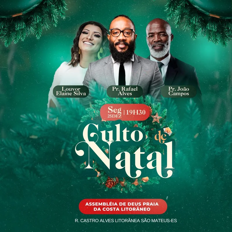 Culto de Natal – Celebração de Natal | Natal | Arte para Igreja Editável no Canva | Feed Culto de Natal – Celebração de Natal | Natal | Arte para Igreja Editável no Canva | Feed