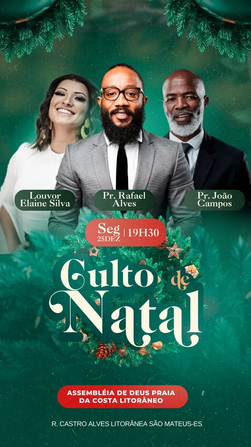 Culto de Natal – Celebração de Natal | Natal | Arte para Igreja Editável no Canva | Story Culto de Natal – Celebração de Natal | Natal | Arte para Igreja Editável no Canva | Story