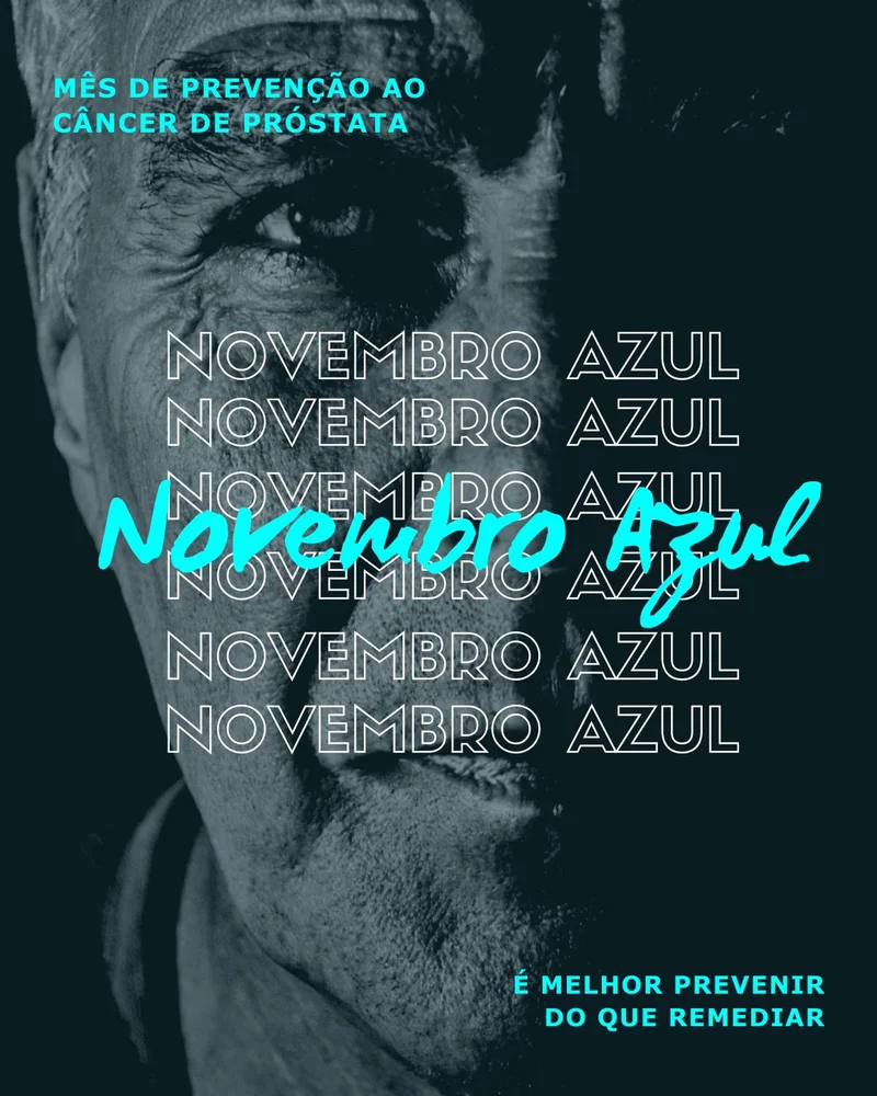 Novembro Azul com Fé – Prevenção e Cuidado Cristão | Novembro Azul | Arte para Igreja Editável no Canva | Cartaz Novembro Azul com Fé – Prevenção e Cuidado Cristão | Novembro Azul | Arte para Igreja Editável no Canva | Cartaz