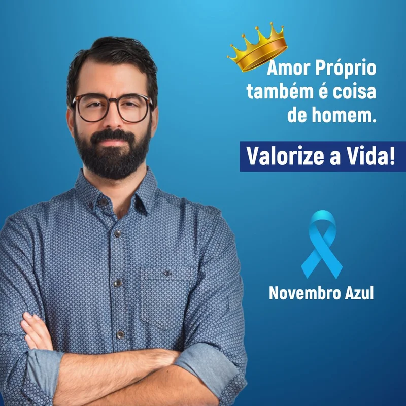 Novembro Azul com Propósito – Cuidar Também é Espiritual | Novembro Azul | Arte para Igreja Editável no Canva | Feed Novembro Azul com Propósito – Cuidar Também é Espiritual | Novembro Azul | Arte para Igreja Editável no Canva | Feed