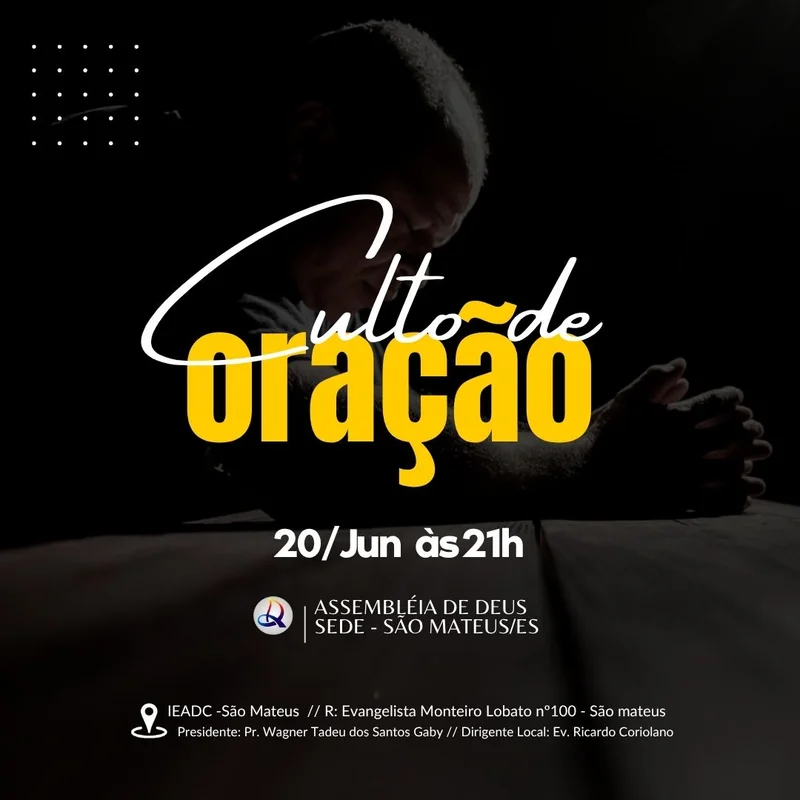 Convite para Culto de oRAÇÃO | Oração | Arte para Igreja Editável no Canva | Feed Convite para Culto de oRAÇÃO | Oração | Arte para Igreja Editável no Canva | Feed