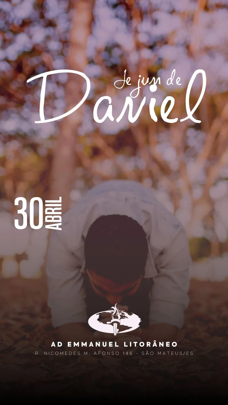 Jejum de Daniel | Oração | Arte para Igreja Editável no Canva | Story Jejum de Daniel | Oração | Arte para Igreja Editável no Canva | Story