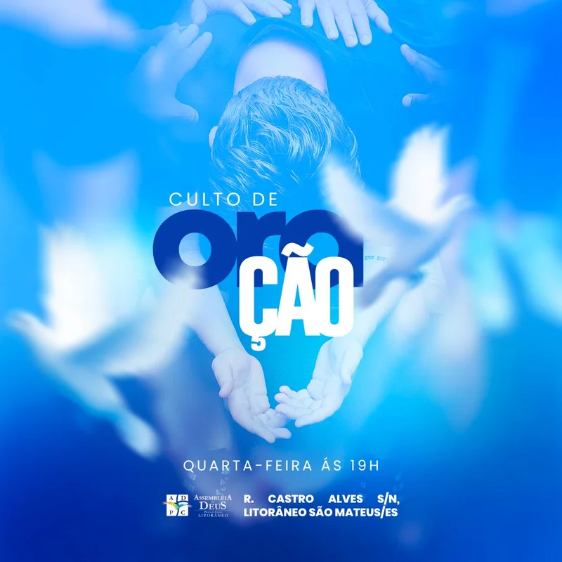 Culto de Oração | Oração | Arte para Igreja Editável no Canva | Feed Culto de Oração | Oração | Arte para Igreja Editável no Canva | Feed