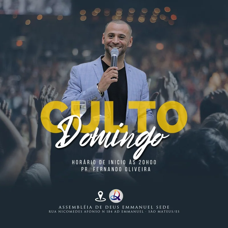 Culto Domingo | Outros temas | Arte para Igreja Editável no Canva | Feed Culto Domingo | Outros temas | Arte para Igreja Editável no Canva | Feed