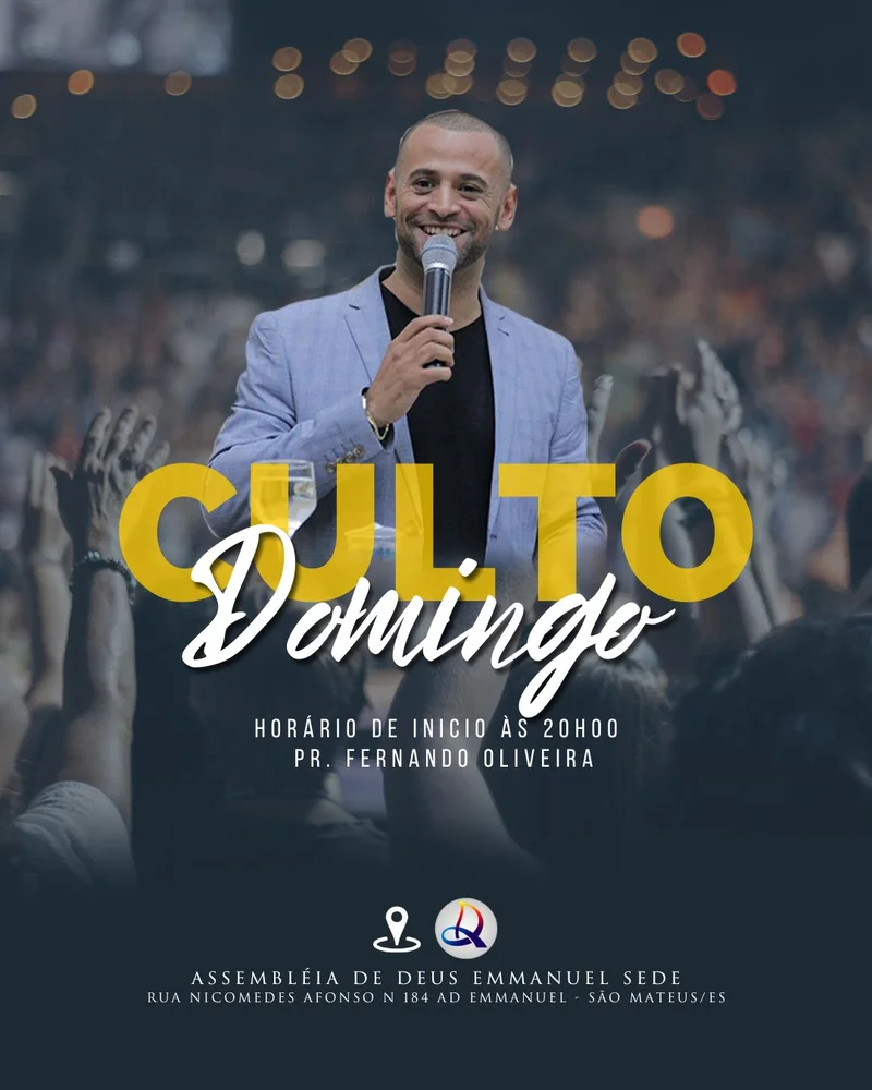 Culto Domingo | Outros temas | Arte para Igreja Editável no Canva | Cartaz Culto Domingo | Outros temas | Arte para Igreja Editável no Canva | Cartaz