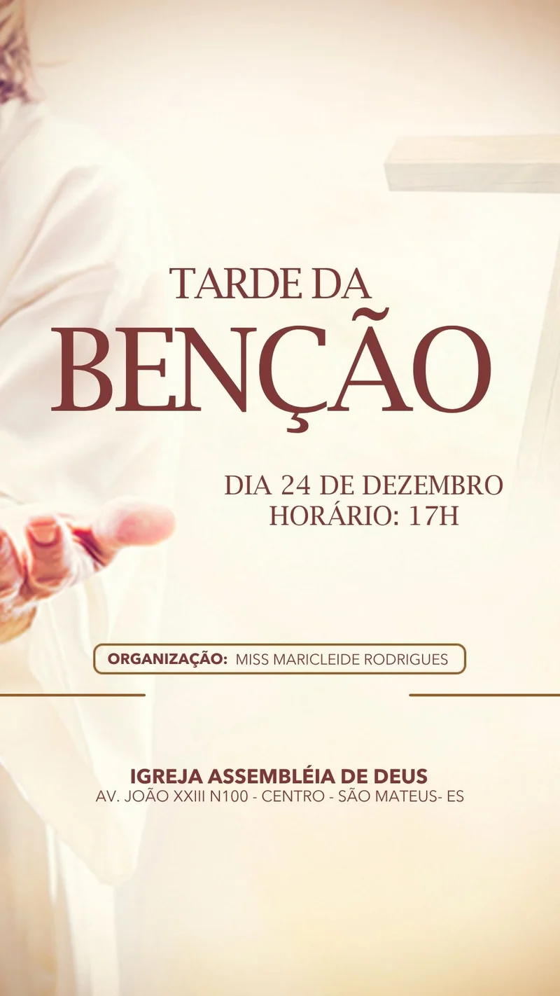 Tarde da Benção | Outros temas | Arte para Igreja Editável no Canva | Story Tarde da Benção | Outros temas | Arte para Igreja Editável no Canva | Story