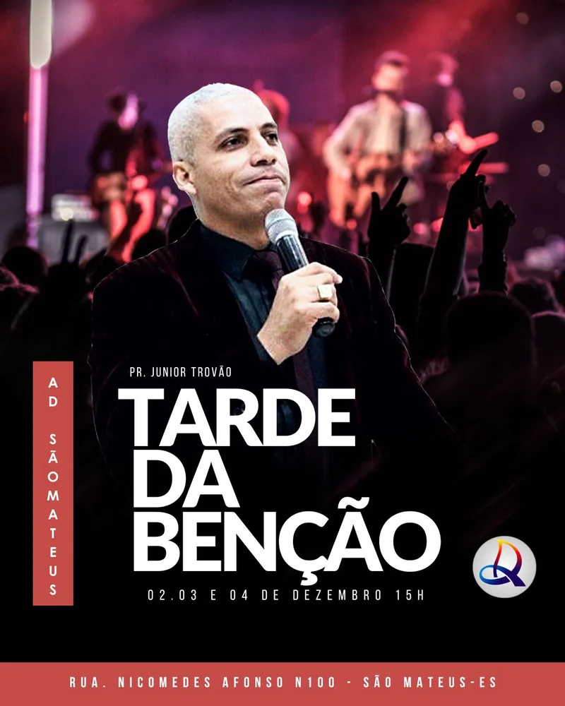 Tarde da Benção | Outros temas | Arte para Igreja Editável no Canva | Cartaz Tarde da Benção | Outros temas | Arte para Igreja Editável no Canva | Cartaz