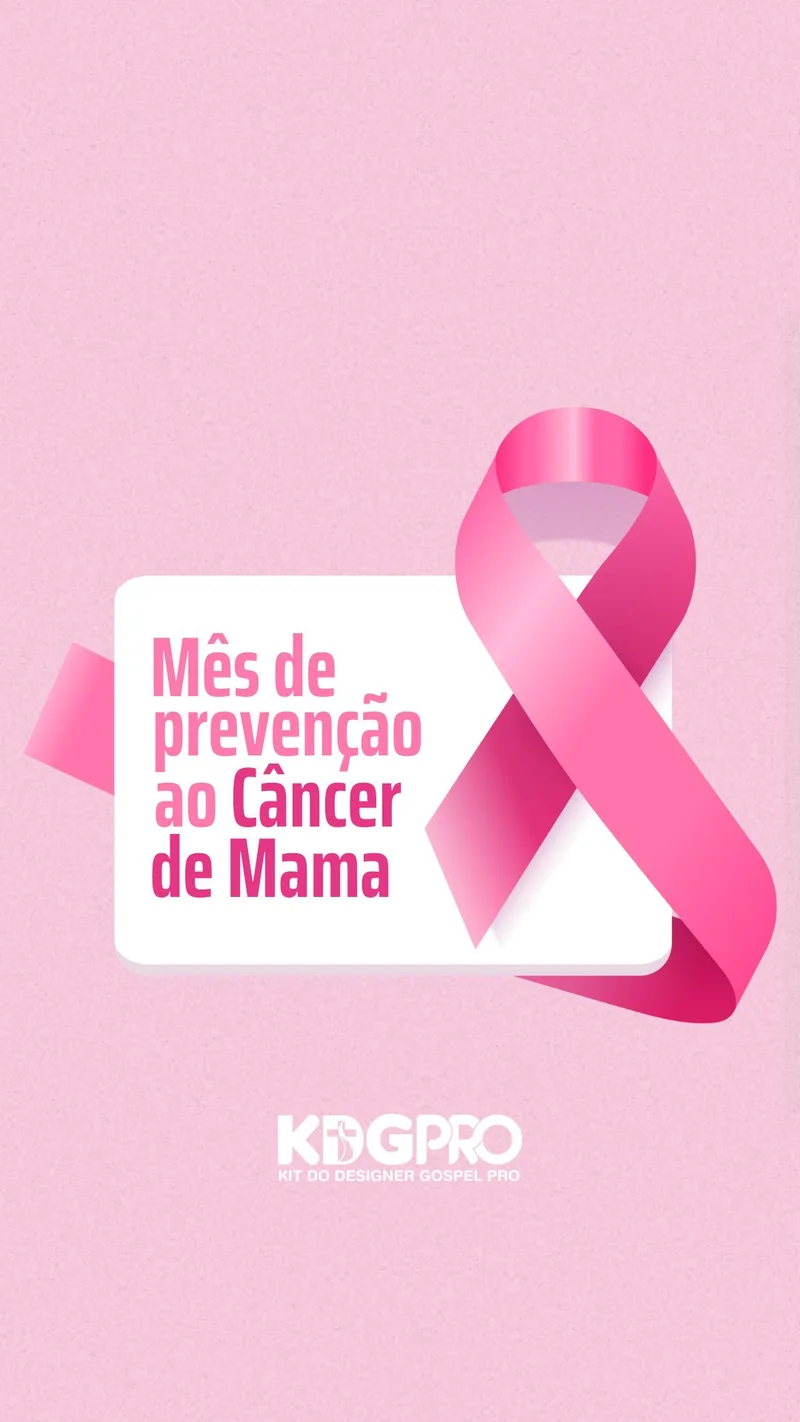 Outubro Rosa - Mês de Prevenção ao Câncer de Mama | Outubro Rosa | Arte para Igreja Editável no Canva | Story Outubro Rosa - Mês de Prevenção ao Câncer de Mama | Outubro Rosa | Arte para Igreja Editável no Canva | Story