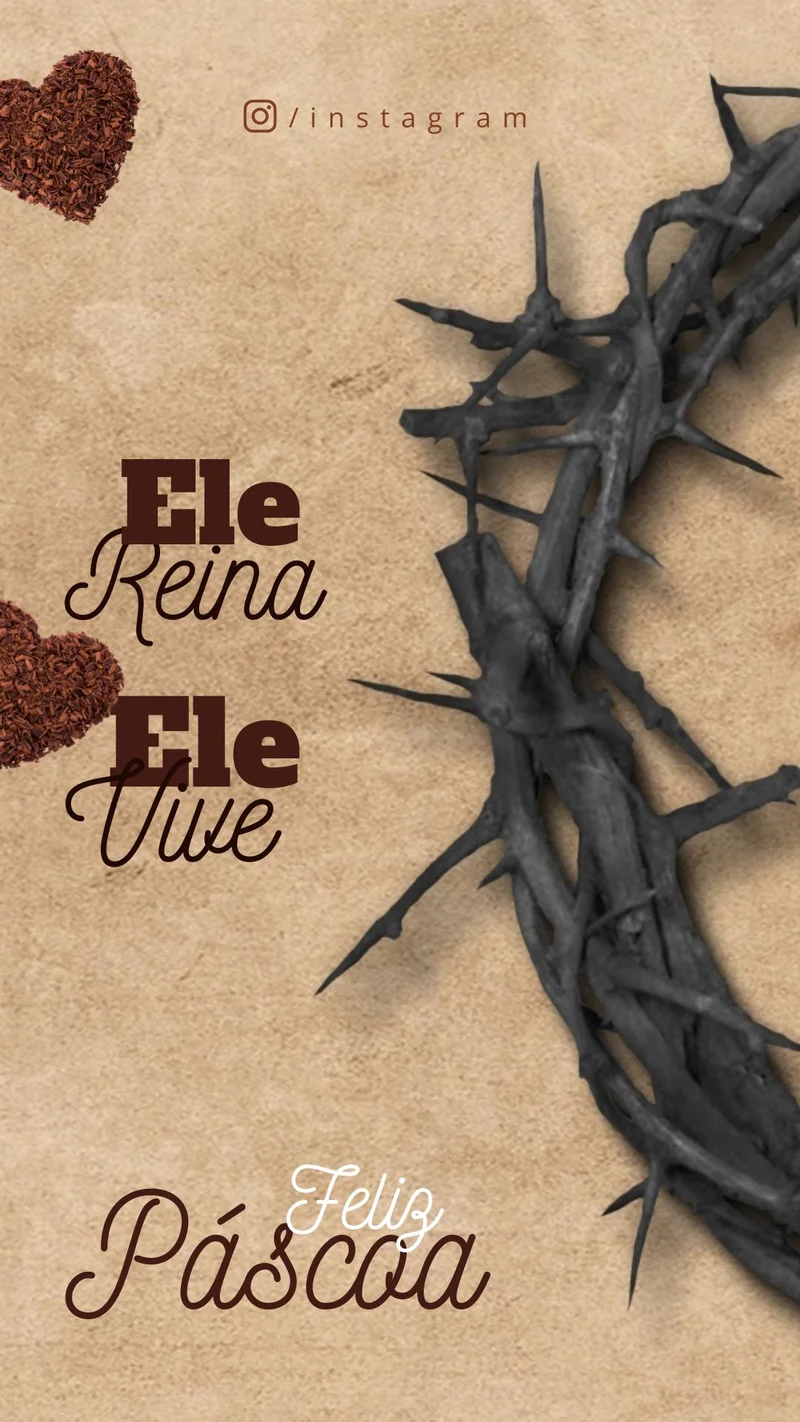 Feliz Páscoa Cristã – Jesus Vive! | Páscoa | Arte para Igreja Editável no Canva | Story Feliz Páscoa Cristã – Jesus Vive! | Páscoa | Arte para Igreja Editável no Canva | Story