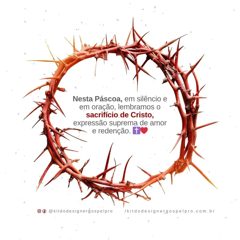 Sacrifício de Cristo | Páscoa | Arte para Igreja Editável no Canva | Feed Sacrifício de Cristo | Páscoa | Arte para Igreja Editável no Canva | Feed