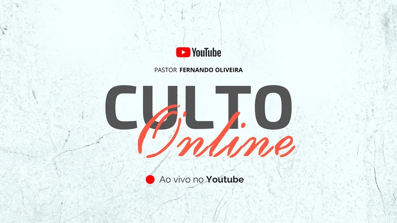Capa para Telão – Conferência Online | Telão | Arte para Igreja Editável no Canva | Telão