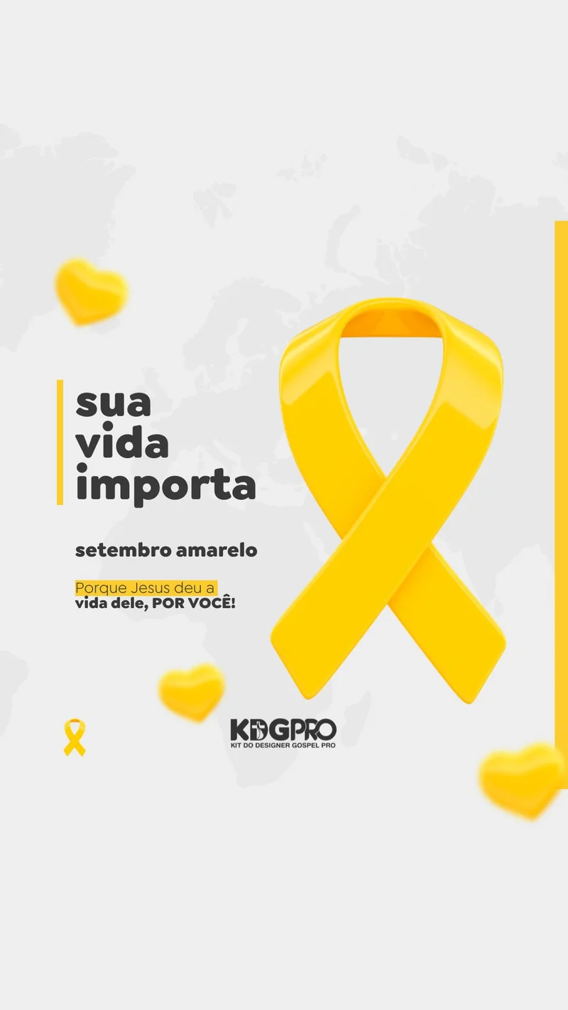 Setembro Amarelo - Sua Vida Importa | Setembro Amarelo | Arte para Igreja Editável no Canva | Story Setembro Amarelo - Sua Vida Importa | Setembro Amarelo | Arte para Igreja Editável no Canva | Story
