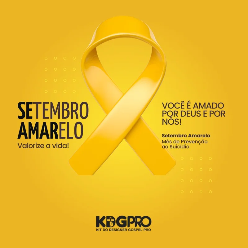 Sua Vida Importa - Campanha Setembro Amarelo | Setembro Amarelo | Arte para Igreja Editável no Canva | Feed Sua Vida Importa - Campanha Setembro Amarelo | Setembro Amarelo | Arte para Igreja Editável no Canva | Feed