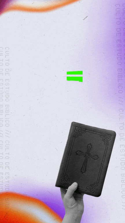 Estudo Bíblico | Stories Animados | Arte para Igreja Editável no Canva | Story Animado