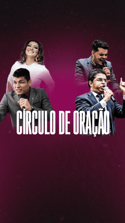 Evento Circulo de Oração | Stories Animados | Arte para Igreja Editável no Canva | Story Animado