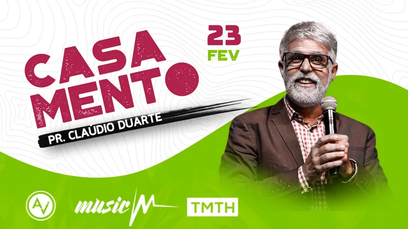 Capa de Vídeo Gospel – Live de Casamento | Thumbnail Youtube | Arte para Igreja Editável no Canva | thumbnail-youtube