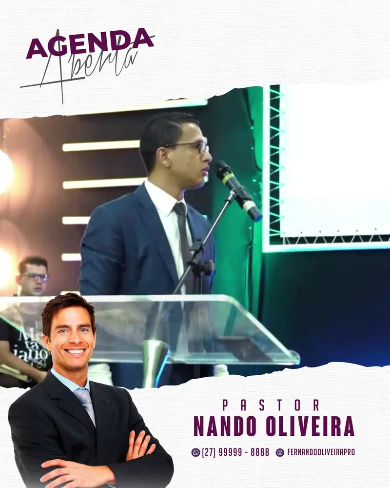 Vídeo Criativo Gospel – Agenda Aberta | Vídeos Criativos | Arte para Igreja Editável no Canva | video-criativo